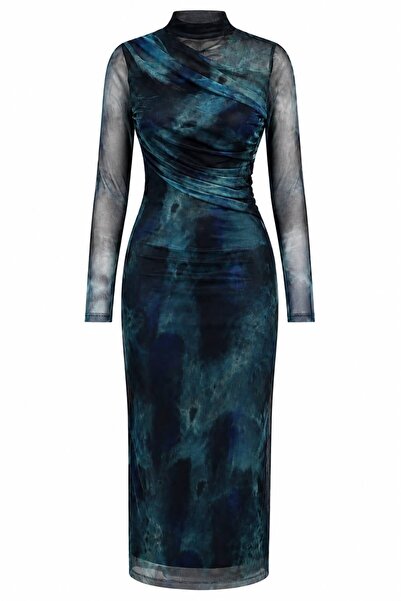 Linda Fashion TM Linda Fashion Tüllkleid Marineblau
