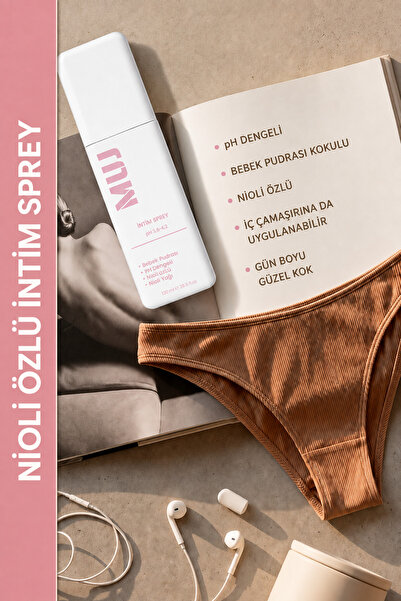 MUJ Genital Koku Giderici Ve Koku Önleyici Bakım Spreyi 120 ml | Bebek Pudras...