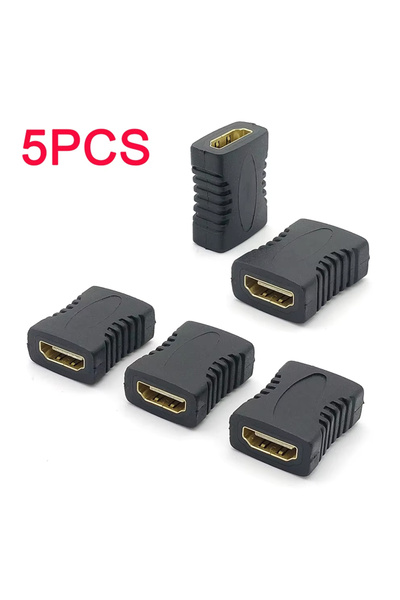 Choice 5pcs 5pcs HDMI-compatible Extender Connector Coupler Adapter Extender ...