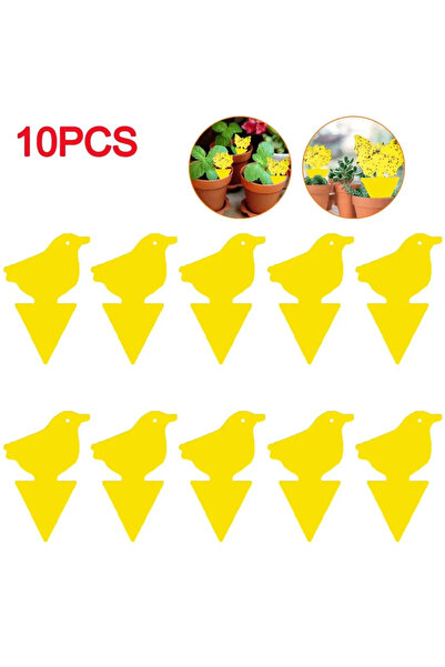 Choice Birds 10PCS Double Sided Butterfly Sunflower Shaped Sticky Insect Boar...