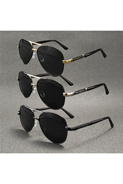 Choice 3PCS 3PCS Polarized Sunglasses Men Metail Frame Quality Sun Glasses Br...