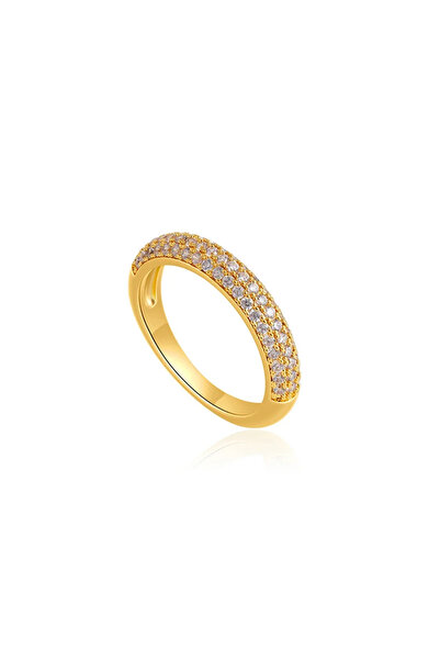 Choice size 8 gold color Fashion Full Cubic Zirconia 18K Gold Plated Rings fo...