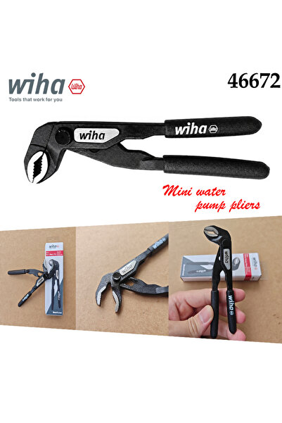 Choice 46672 Wiha 46672 Mini Adjustable Water Pump Pliers Non-slip Grip Quick...