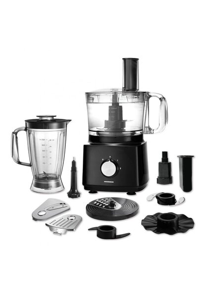 Heinner Robot de bucatarie HFP-750BK, 750 W, Bol 1.2 l, Blender 1.8 L, Disc f...