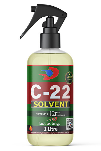 Dolar Kimya Protez Saç Solventi c22 Plus | 1 Litre (c22 Yağ Bazlı Bant Sökücü...