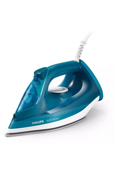 Philips Fier de calcat Seria 3000, putere 2600W, jet continuu de abur 40g/min...