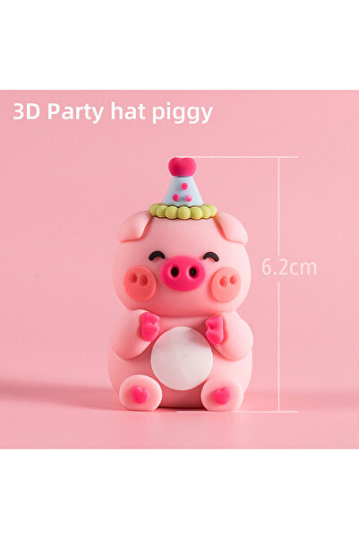 Choice11 12 piglet Cartoon Party Animal Cake Topper 3D INS Bear Easter Bunny ...