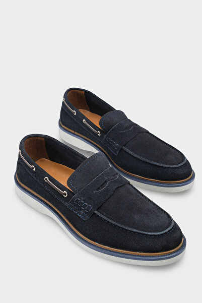 Capone Outfitters Danny Genuine Leather Suede Men's Loafer Shoes with Genuine...