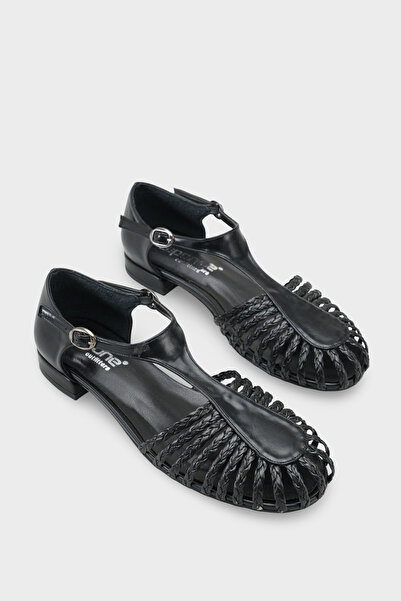 Capone Outfitters Arleen Knitted Short Heeled Women's Shoes Ballet Flats