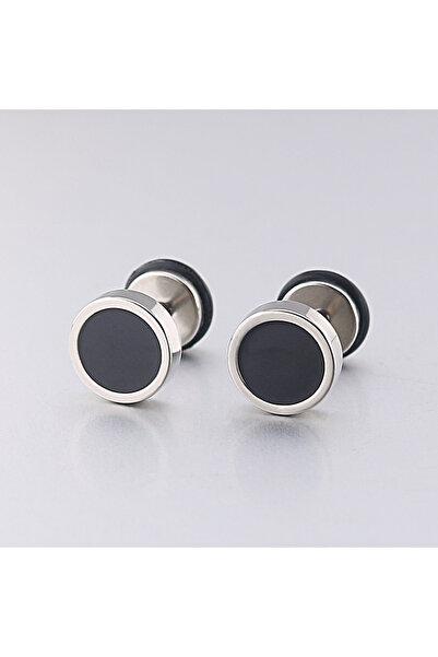Choice 8mm A1-1Pair-Silvery 1Pair 16G Silvery Round Stud Earrings for Women M...