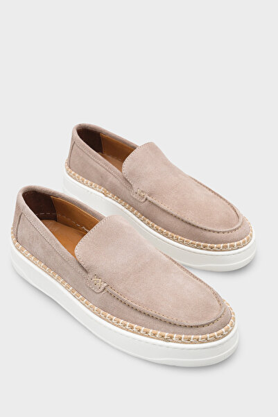 Capone Outfitters Sergen Genuine Leather Suede Men's Loafer Shoes with Genuin...