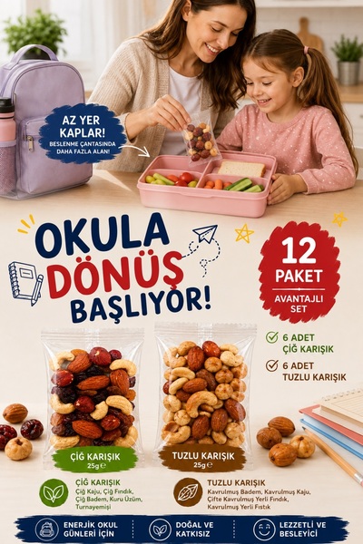 ALİŞ KURUYEMİŞ KARIŞIK KURUYEMİŞ OKULA DÖNÜŞ KAMPANYASI