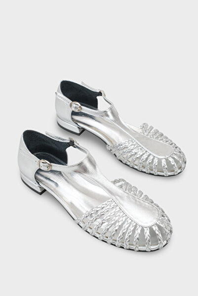 Capone Outfitters Arleen Knitted Short Heeled Women's Shoes Ballet Flats