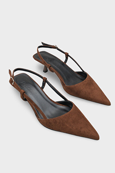 Capone Outfitters Дамски обувки Витория със заострен връх, на среден ток и с ...