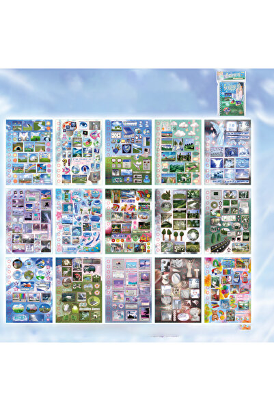 choice2 B0105-2 30sheets Retro Realistic Graffiti Style Sticker Book Street C...
