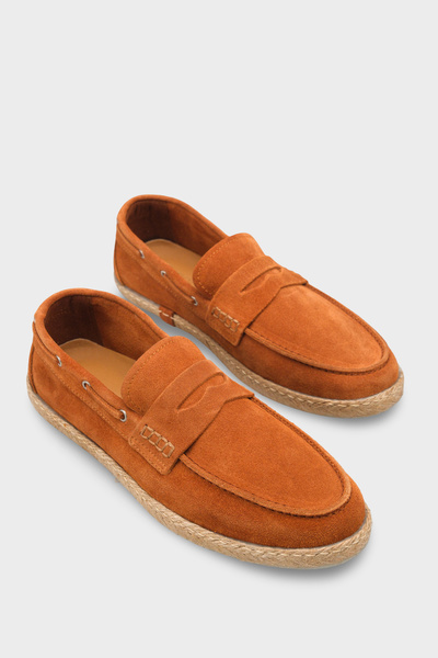 Capone Outfitters Aube Pantofi tip loafer pentru bărbați, din piele naturală,...