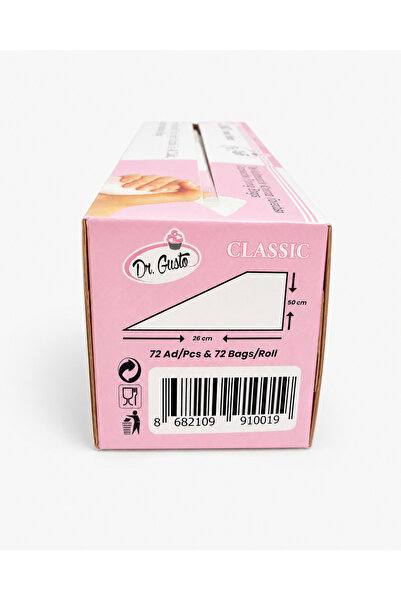 Dr. Gusto Tek Kullanımlık Krema Torbası ( Sıkma Torbası) 72 Li şef