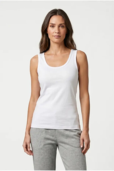 SEASOUL Women's Bamboo U-Neck Sleeveless T-shirt