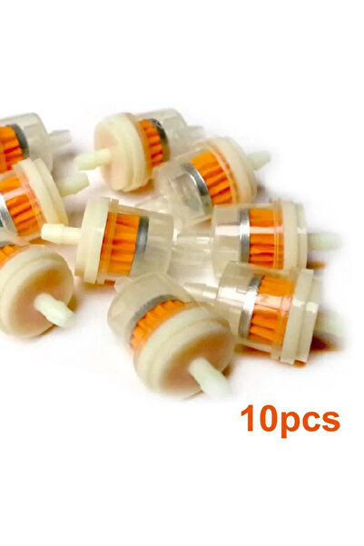 Choice 10 Pcs 10pcs Motorcycle Oil Filter Inline Gas Fuel Filter Fuel Filters...