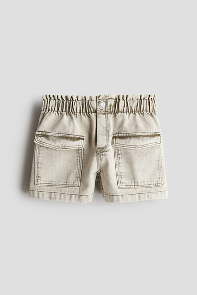 H&M Loose Fit Kot Şort
