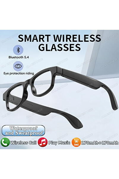 Choice4 Bk-Wh AI Smart Glasses Men Women Multifunction Touch Music Playback R...