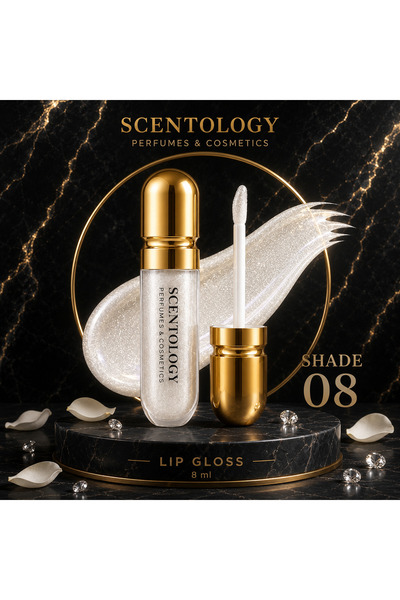Scentology Doctor of perfums Shade 08 – Nourishing High-Shine Lip Gloss. 8ML