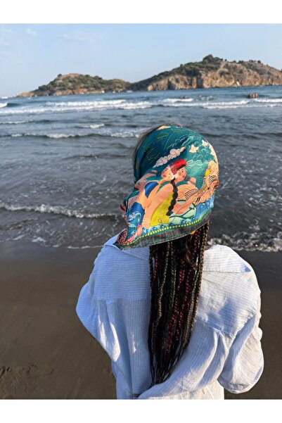 Oyt DÜKKAN Oytdükkan Gece Ve Neşe Yeni Tasarım Bandana / Fular 60/60