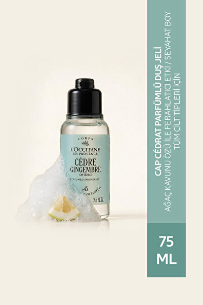 L'Occitane Cèdre Gingembre (Cap Cédrat) Parfümlü Duş Jeli, Nane, Zencefil ve ...