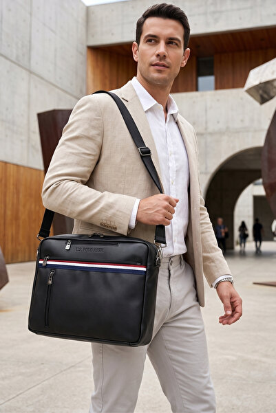 U.S. Polo Assn. U.S. Polo Assn 21592-21591 Briefcase laptop bag messenger bag...