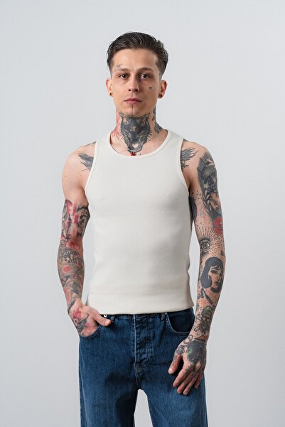 Respire Men's Tank Top Athlete Ecru