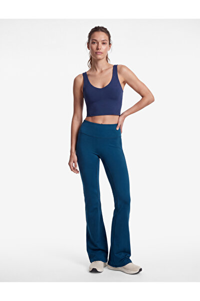 Koton High Waist Slim Fit Sporty Spanish Leggings with Stitching Detail