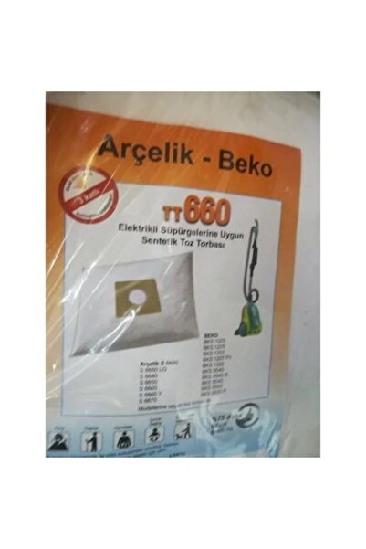 Arçelik 5 bucăți saci de praf pentru aspirator - S 6660 S 6660y