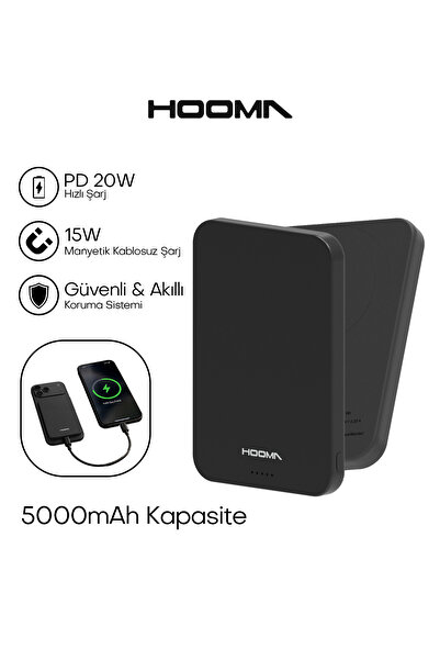 Hooma Magpulse 5 Slim 5000 mAh Powerbank (Hooma Türkiye Garantili)
