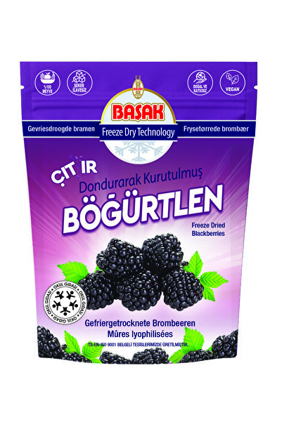 BAŞAK FREEZE DRİED-DONDURARAK KURUTULMUŞ BÖĞÜRTLEN 20 gr. X 3 Adet