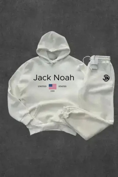 Jack & Noah 3-Thread Hooded Sweatshirt 2-Piece Set