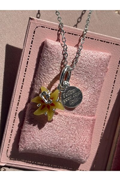 Dem Accessory Silver Rapunzel Charm (Kolye Halinde)