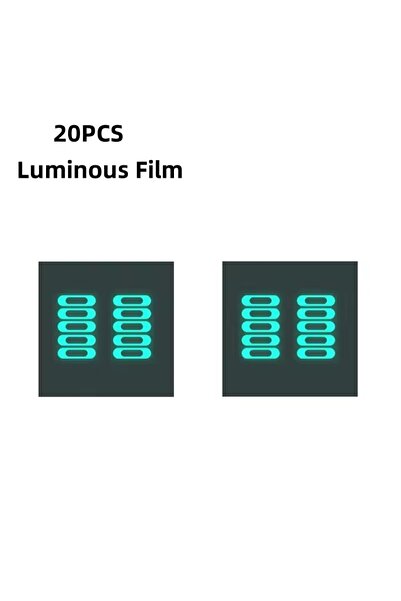 Choice1 20X moon 20/10/5PCS Phone Tablet Charging Port Luminous Protective Fi...