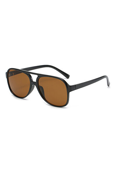 Choice3 Polarized black tea Retro Polarized Sunglasses for Men's Women's Larg...