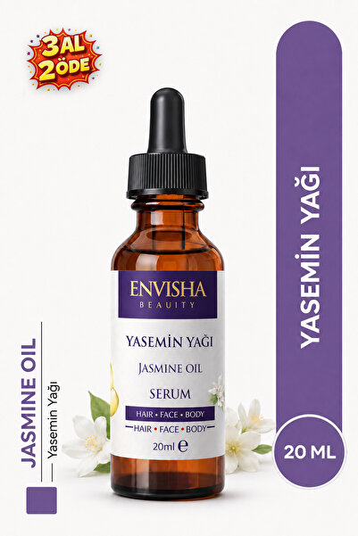 Envisha Beauty Yasemin Yağı %100 Doğal Bitkisel Yağ Jasmine Oil 20 ML