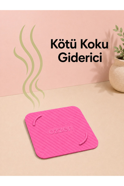 ozzen PEMBE Kötü Koku Böcek Önleyici Silikon Mat Banyo Mutfak Lavabo Balkon G...
