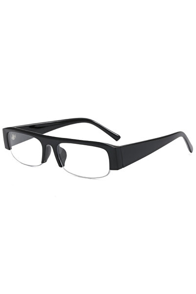 Choice10 as shown black clear Vintage Rectangle Sunglasses Women Fashion Bran...