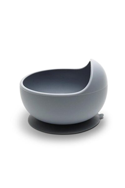 LORELLİ Bol de hranire din silicon , cu ventuza, 6 luni+, Grey