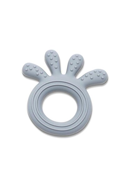 LORELLİ Силиконова играчка за зъби Octopus, 0 месеца+, Сив