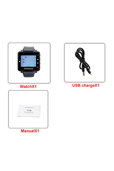 Choice نظام استدعاء النادل اللاسلكي RETEKESS T128، ساعة مطعم، جهاز استقبال، ج...