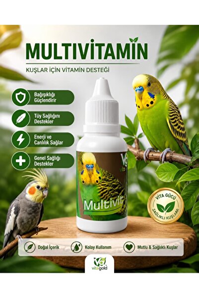 ARSPOLO MUHABBET KANARYA PAPAĞAN MULTİ VİTAMİN DAMLA