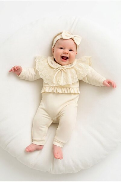 minicayzen Bebella&Baby Car Lace Collar Romper