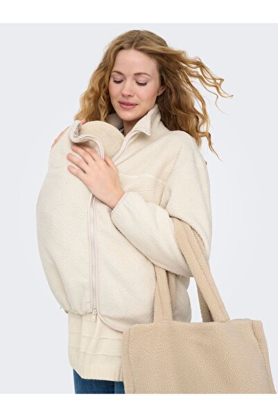 ONLY MATERNITY Teddyfell Jacke OLMMAMA Teddyfell Jacke