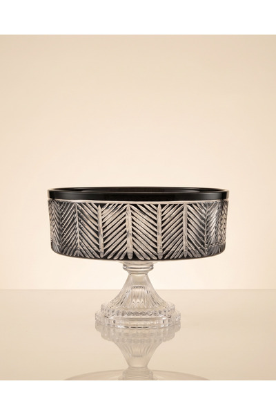 AKDEN STORE Crystal Decor Presentation Bowl / Salad Bowl / Decorative Bowl