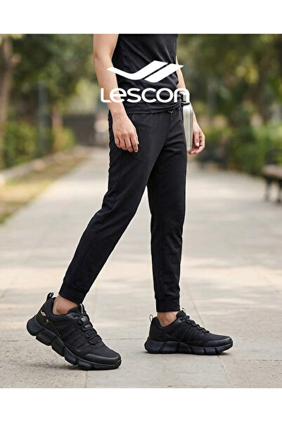 Lescon Flex Odeon Unisex Sports Shoes - Black - 36