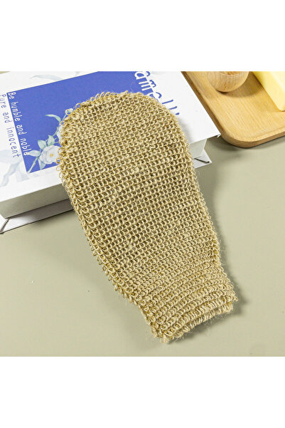 Choice1 Jute 1PC Bath Mitt Natural Jute Exfoliating Bath Set with Scrubber Mi...